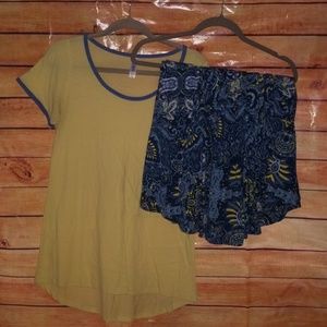XXS Classic T & XS Madison skirt LuLaRoe